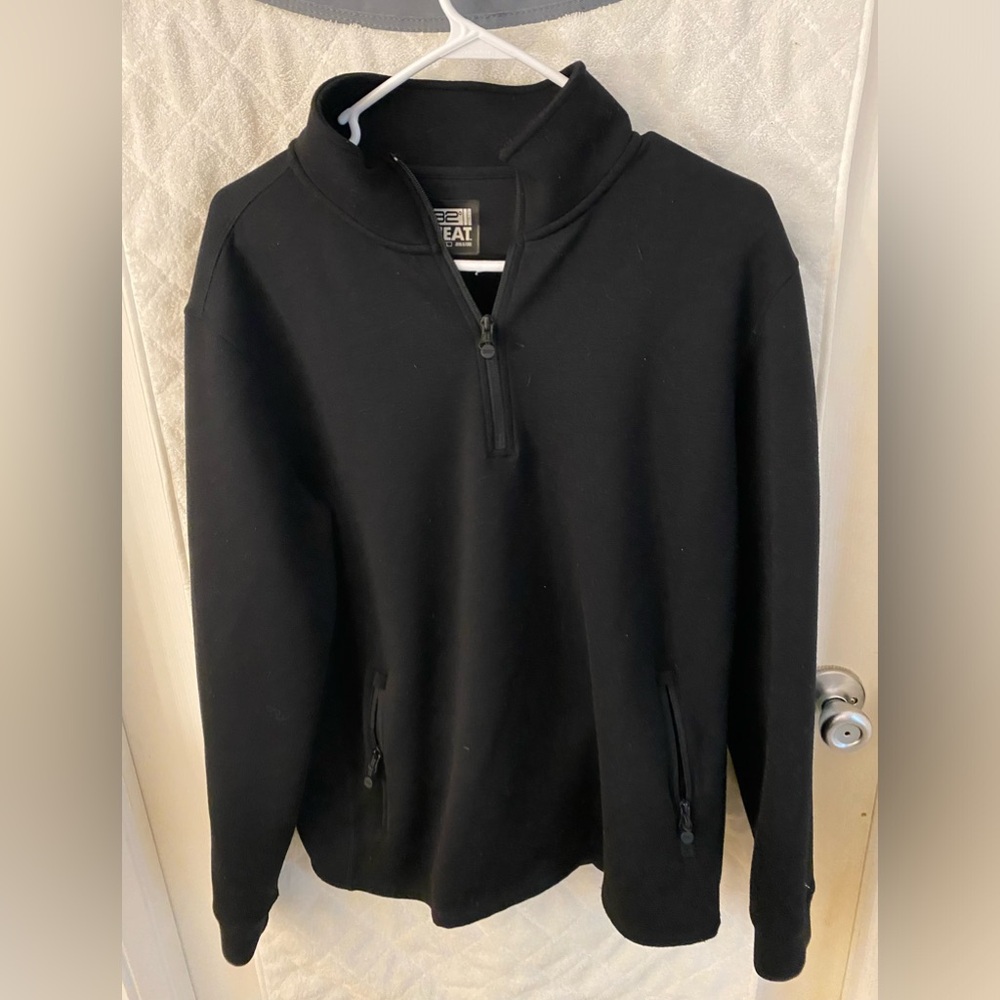 Mens Large Heat Holding 3/4 zip